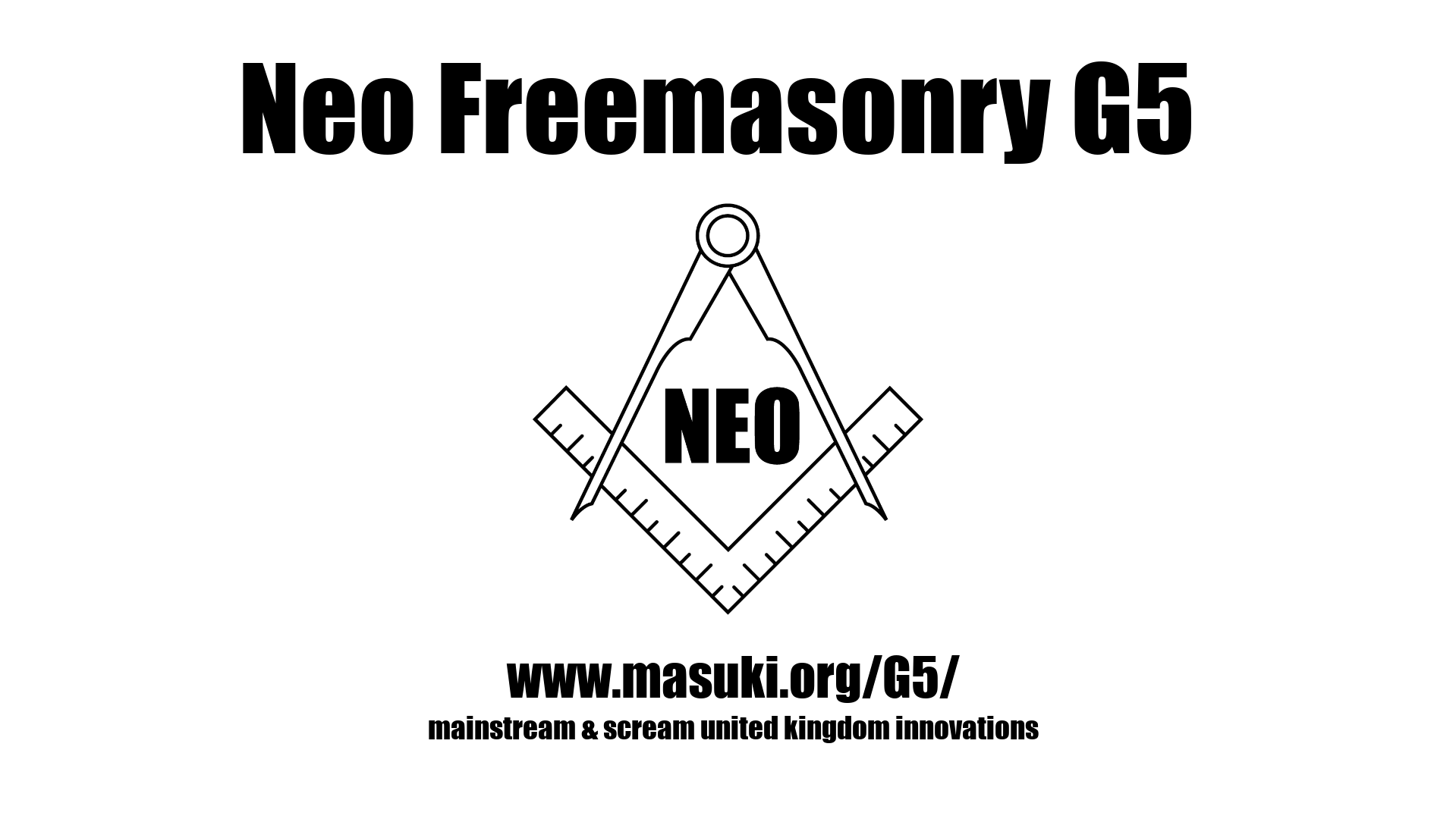 Neo Freemasonry G5